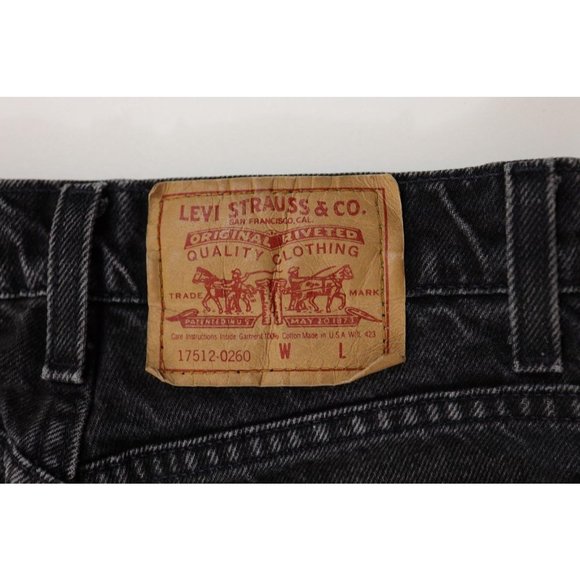 Vintage 90s Levi's 751 Custom Raw Tapered Fit Jean - Picture 9 of 12